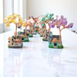 Seven Chakra Authentic Stones Baby Tree House with Copper Wire 25 pcs of Chips (Amethyst Citrine Clear Quartz  Fluorite Garnet Green Aventurine Lapis Lazule Red Carnelian Rose Quartz  Turquoise) - Image 9