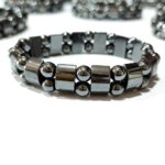 Double Layer Stretchy Bracelets Hematite With Different Natural Stones Amethyst Labradorite Tiger Eye Obsidian - Image 7