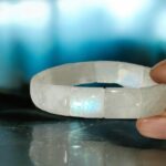 White Moonstone Flat Adjustable Size Bracelets Certified for Men Women Unisex for Bulk Quantity Business Natural and Authentic Stones - Image 2