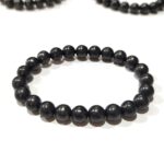 Shungite Stone Star Quality Plane Beads Stretchable Bracelets Certified 4mm 6mm 8mm 10mm sizes for Men Women Unisex for Bulk Quantity Business Natural and Authentic Stones - Image 4