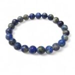 Lapis Lazule Stone Star Quality Plane Beads Stretchable Bracelets Certified 4mm 6mm 8mm 10mm sizes for Men Women Unisex for Bulk Quantity Business Natural and Authentic Stones - Image 3