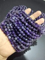 Natural Amethyst Regular Quality Stone 4mm 6mm 8mm 10mm Plane Beads Strings Lines Wholesale Bulk Supply Direct From Factory - Image 3