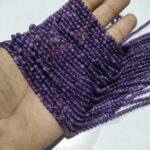 Natural Amethyst Regular Quality Stone 4mm 6mm 8mm 10mm Plane Beads Strings Lines Wholesale Bulk Supply Direct From Factory - Image 4