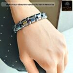 Hematite 6 mm Beads Certified Stone Stretchable Bracelets for Men Women Unisex Authentic and Natural Stones