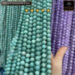 Natural Amazonite Stone 4mm 6mm 8mm 10mm Plane Beads Strings Lines Wholesale Bulk Supply Direct From Factory
