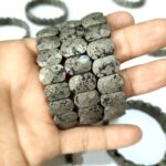 Pyrite Faceted Flat Style Stretchable Bracelets Certified for Men Women Unisex for Bulk Quantity Business Natural and Authentic Stones for Money Attraction - Image 4