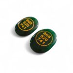 Green Jade Zibu Coins Cabochon - Image 2