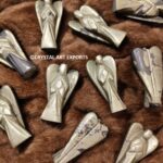 Pyrite Sunstone Red Jasper Hematite Yellow Aventurine Amethyst Stone 2" Carving Angels for Wholesale Prices and Bulk Quantity - Image 3