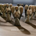 Pyrite Sunstone Red Jasper Hematite Yellow Aventurine Amethyst Stone 2" Carving Angels for Wholesale Prices and Bulk Quantity - Image 2