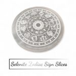 Moroccan Selenite Shree Yantra Sign Zodiac Sign OM Sign Seven Chakra Sign Prosperity Buddha Flower of life Dodecahedron Charging Plates Slices 3 inch Certified Pure Crystals - Image 2