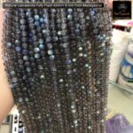 Natural Blue Flash Labradorite Stone Star Quality 4mm 6mm 8mm 10mm Plane Beads Strings Lines Wholesale Bulk Supply Direct From Factory - Image 2