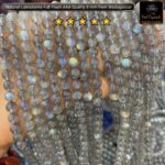 Natural Blue Flash Labradorite Stone Star Quality 4mm 6mm 8mm 10mm Plane Beads Strings Lines Wholesale Bulk Supply Direct From Factory