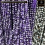 Natural Chevron Amethyst Stone Star Quality 4mm 6mm 8mm 10mm Plane Beads Strings Lines Wholesale Bulk Supply Direct From Factory