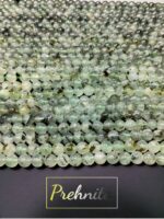 Natural Prehnite Stone Star Quality 8mm 10mm Plane Beads Strings Energy Healing Crystals - Image 2