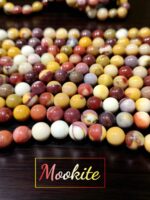 Natural Mookite Jasper Stone Star Quality 8mm 10mm Plane Beads Strings Positive Energy Stones Factory Price