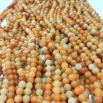 Natural Red Aventurine Stone Star Quality 8mm 10mm Plane Beads Strings Energy Healing Crystals - Image 2