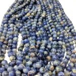 Natural Sodalite Stone Star Quality 4mm 6mm 8mm 10mm Plane Beads Strings Positive Energy Stones Factory Price