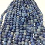 Natural Blue Aventurine Stone Star Quality 8mm 10mm Plane Beads Strings Energy Healing Crystals - Image 2