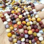 Natural Mookite Jasper Stone Star Quality 8mm 10mm Plane Beads Strings Positive Energy Stones Factory Price - Image 3