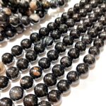 Natural Black Tourmaline Stone Star Quality 4mm 6mm 8mm 10mm Plane Beads Strings Positive Energy Stones Factory Price