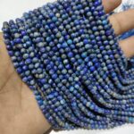 Natural Lapis Lazule Regular Quality Stone Star Quality 4mm 6mm 8mm 10mm Plane Beads Strings Lines Wholesale Bulk Supply Direct From Factory - Image 3