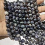 Natural Iolite Stone Star Quality 8mm 10mm Plane Beads Strings Energy Healing Crystals - Image 3