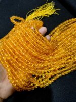 Natural Citrine Quartz Stone Regular Quality 8mm Plane Beads Strings Lines Wholesale Bulk Supply Direct From Factory - Image 3