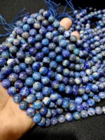 Natural Lapis Lazule Regular Quality Stone Star Quality 4mm 6mm 8mm 10mm Plane Beads Strings Lines Wholesale Bulk Supply Direct From Factory - Image 2