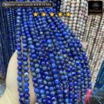 Natural Lapis Lazule Stone Star Quality 8mm Plane Beads Strings Lines Wholesale Bulk Supply Direct From Factory