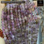 Natural Ametrine Stone Star Quality 8mm Plane Beads Strings Wholesale Supply Factory Price