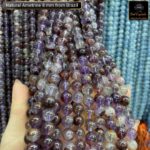 Natural Ametrine Stone Star Quality 8mm Plane Beads Strings Wholesale Supply Factory Price - Image 2