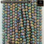 Natural Druzy Agate Peacock Stone Star Quality 8mm 10mm Plane Beads Strings Positive Energy Stones Factory Price