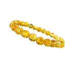Citrine Quartz Stone Plane Beads Stretchable Bracelets Certified 4mm 6mm 8mm 10mm sizes for Men Women Unisex Natural and Authentic Stones - Image 2