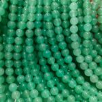 Natural Green Aventurine Stone 4mm 6mm 8mm 10mm Plane Beads Strings Wholesale Bulk Supply Factory Price