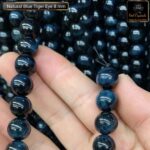 Natural Cat's Eye Stone Dark Blue Shade Star Quality 8mm 10mm 12mm 14mm Plane Beads Strings Wholesale Bulk Supply Factory Price