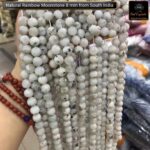 Natural White Rainbow Stone Star Quality 8mm 10mm Plane Beads Strings Energy Healing Crystals