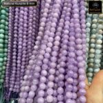 Natural Kunzite 8mm Plane Beads Strings Wholesale Supply