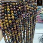 Natural Picaso Jasper Stone Star Quality 8mm 10mm Plane Beads Strings Energy Healing Crystals