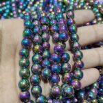 Natural Titanium Hematite (Rainbow Hematite) Stone Star Quality 4mm 6mm 8mm 10mm Plane Beads Strings Positive Energy Stones Factory Price - Image 2