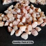 Pack of 2 Kg Natural Rough Stones Raw Crystals Rose Quartz
