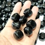 Authentic Tumbled Stones Collection For Wholesale Black Obsidian Stone - Image 3
