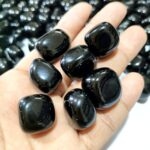 Authentic Tumbled Stones Collection For Wholesale Black Obsidian Stone - Image 4