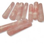 Rose Quartz Smooth Slope Mirror Finished Massager (Massage Wands)
