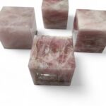 Natural Crystals Square Shape 3" Mirror Polish Stones Black Obsidian, Amethyst, Rose Quartz, Clear Quartz for Paper Weight - Image 3