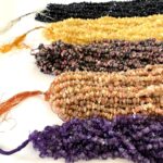 Natural Stones Anklet Strings Amethyst, Black Tourmaline, Rhodonite, Citrine Quartz, Tiger Eye, Sunstone, Iolite, Howlite - Image 9