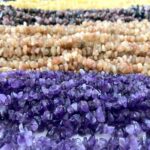 Natural Stones Anklet Strings Amethyst, Black Tourmaline, Rhodonite, Citrine Quartz, Tiger Eye, Sunstone, Iolite, Howlite - Image 10