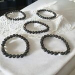 Black Sulemani Hakik Agate Stone Regular Quality Plane Beads Stretchable Bracelets Certified 4mm 6mm 8mm 10mm sizes for Men Women Unisex Natural and Authentic Stones - Image 6