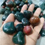 Authentic Tumbled Stones Collection For Wholesale Citrine Quartz Black Tourmaline Amazonite Tiger Eye Blood Stone Lapis Lazule Kambaba Jasper - Image 5