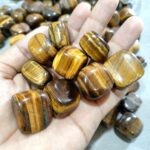 Authentic Tumbled Stones Collection For Wholesale Citrine Quartz Black Tourmaline Amazonite Tiger Eye Blood Stone Lapis Lazule Kambaba Jasper - Image 4