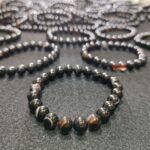 Black Sulemani Hakik Agate Stone Regular Quality Plane Beads Stretchable Bracelets Certified 4mm 6mm 8mm 10mm sizes for Men Women Unisex Natural and Authentic Stones - Image 3